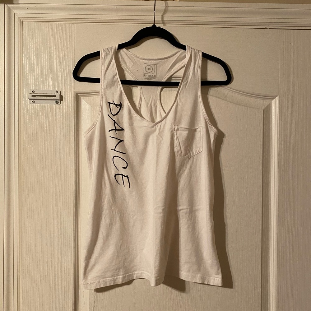White Dance Tank